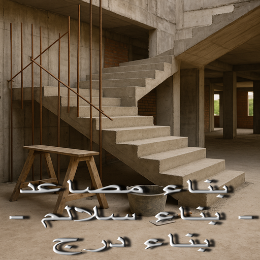 بناء مصاعد - بناء درج - بناء سلالم - ابوفارس📞66781612 - بناء سلم - بناء درج خارجي - بناء درج داخلي - بناء سلم خرساني - بناء مصعد خرساني